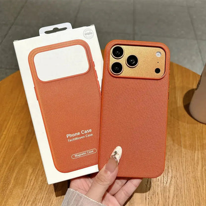 Funda MagSafe de piel sintética para iPhone 17/18 Pro Max