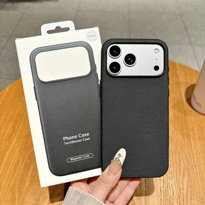 Funda MagSafe de piel sintética para iPhone 17/18 Pro Max