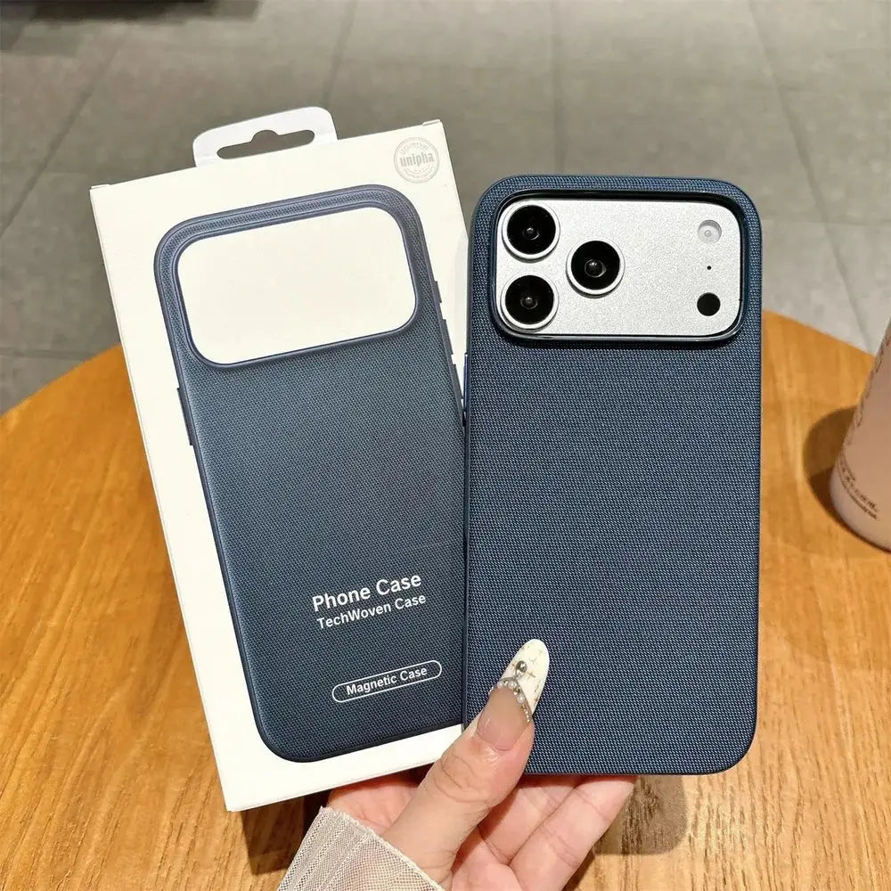 Funda MagSafe de piel sintética para iPhone 17/18 Pro Max